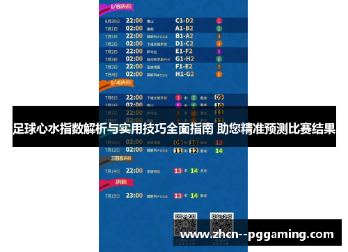 足球心水指数解析与实用技巧全面指南 助您精准预测比赛结果 足球心水指数解析与实用技巧全面指南 助您精准预测比赛结果